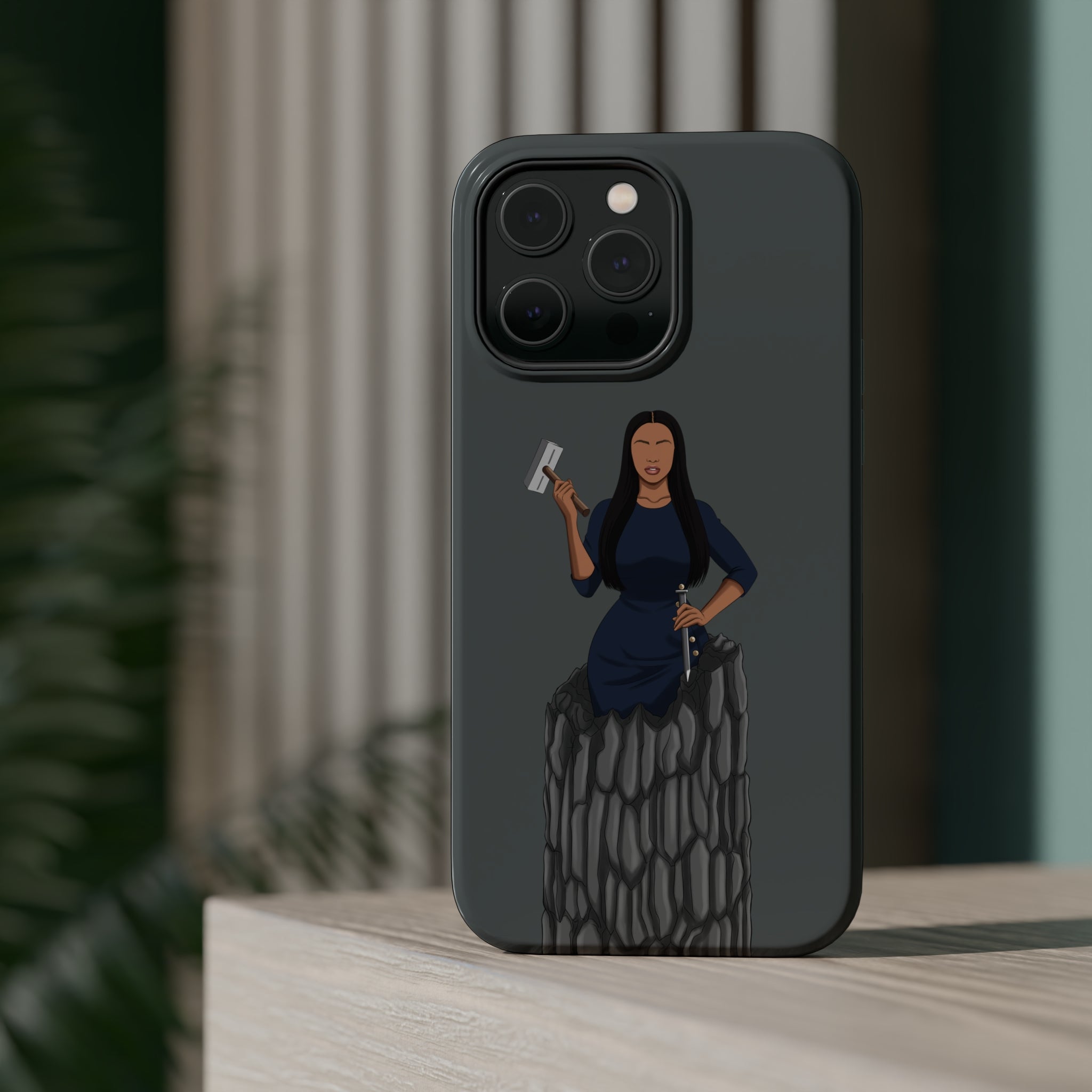 A person working hard to better his/herself - Magsafe Tough Case - self-made woman #6 - Breakthrough Collection
