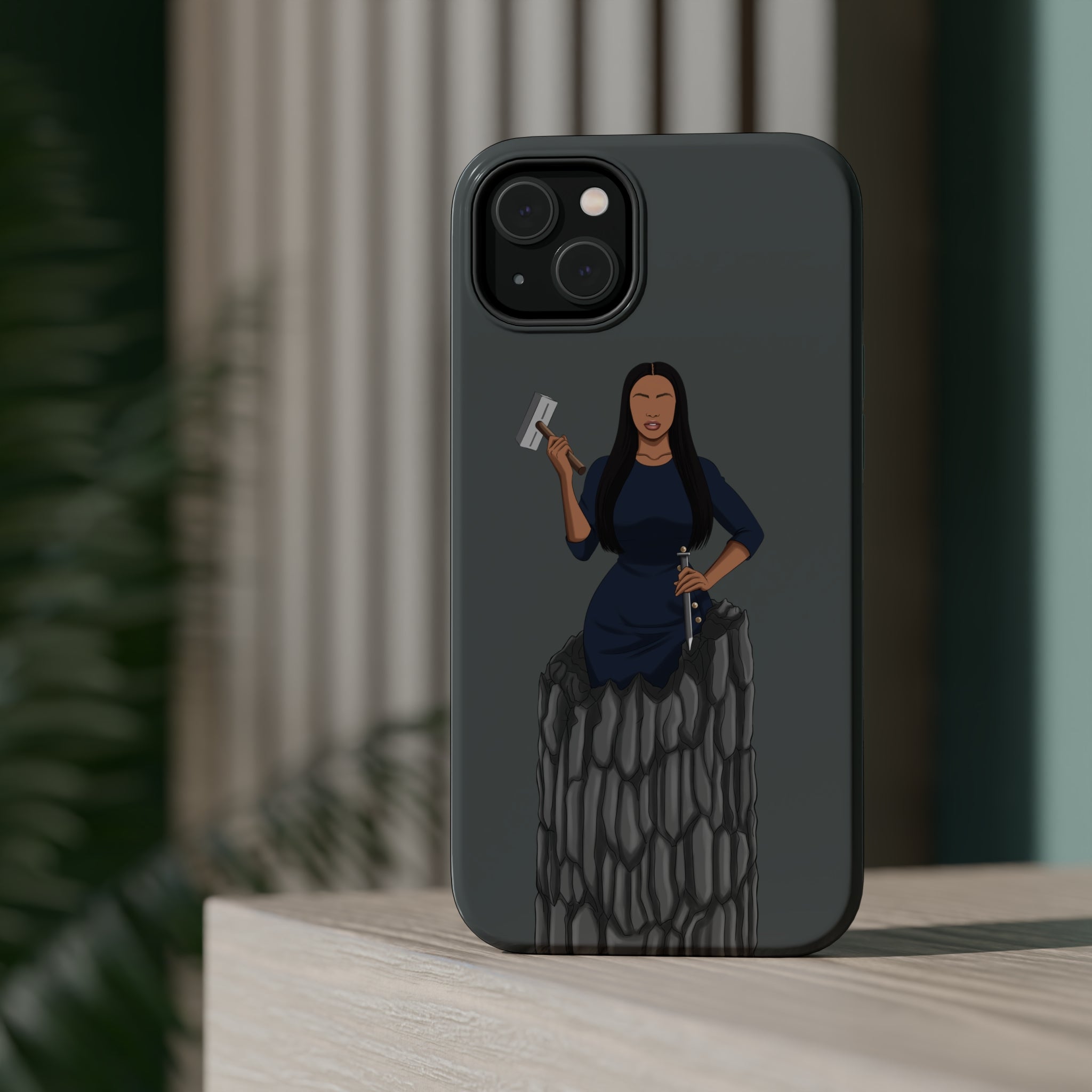 A person working hard to better his/herself - Magsafe Tough Case - self-made woman #6 - Breakthrough Collection
