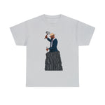 A person working hard to better his/herself - Heavy Cotton Self-Made T-shirt - Self-Made Man #7 - Breakthrough Collection