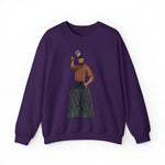 A person working hard to better his/herself - Self-Made Sweatshirt Heavy Blend™ Crewneck - Man #9 - Breakthrough Collection