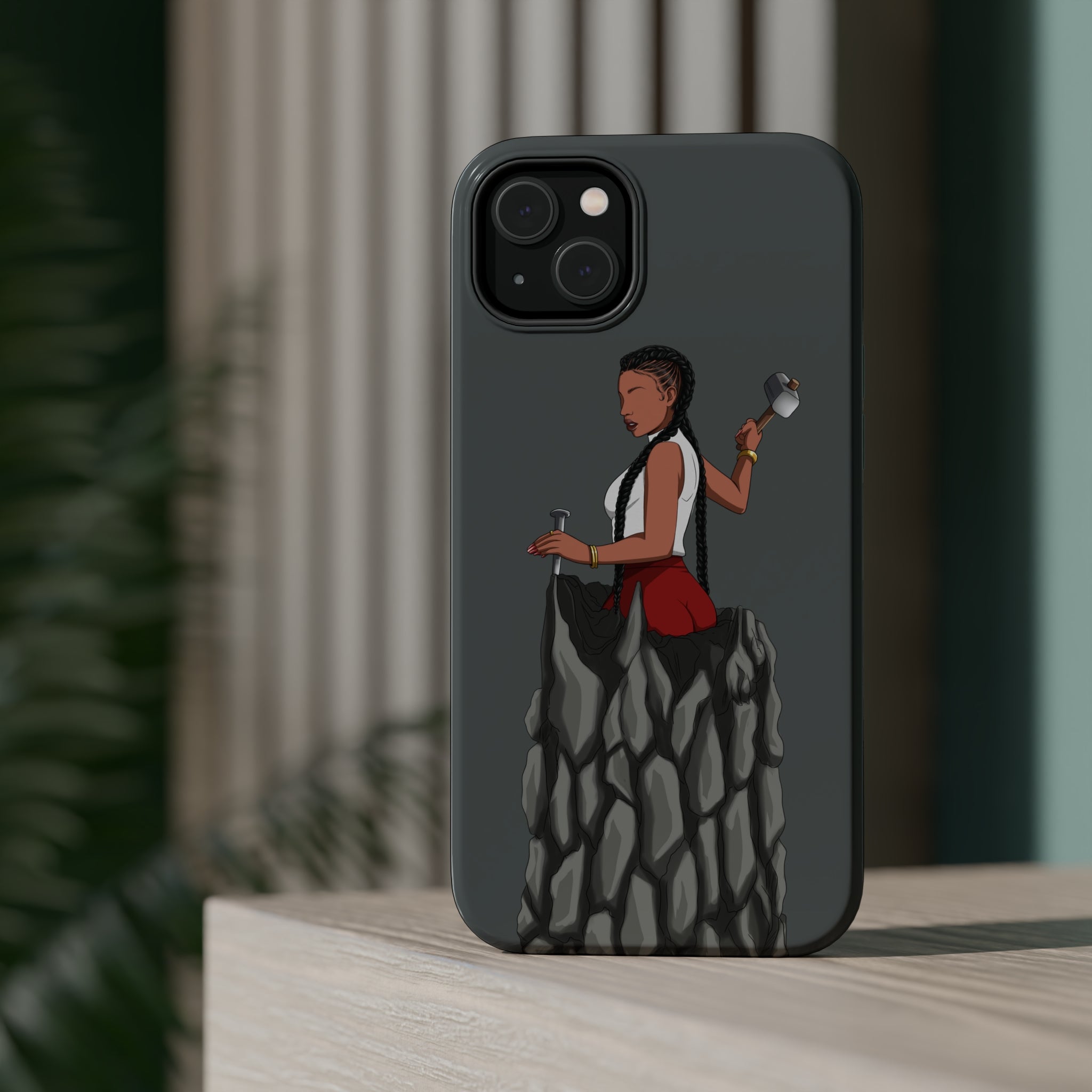 A person working hard to better his/herself - MagSafe Tough Case - #Woman #7 - Breakthrough Collection