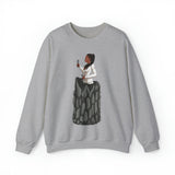 A person working hard to better his/herself - Self-Made Sweatshirt Heavy Blend™ Crewneck - woman #4 -Breakthrough Collection