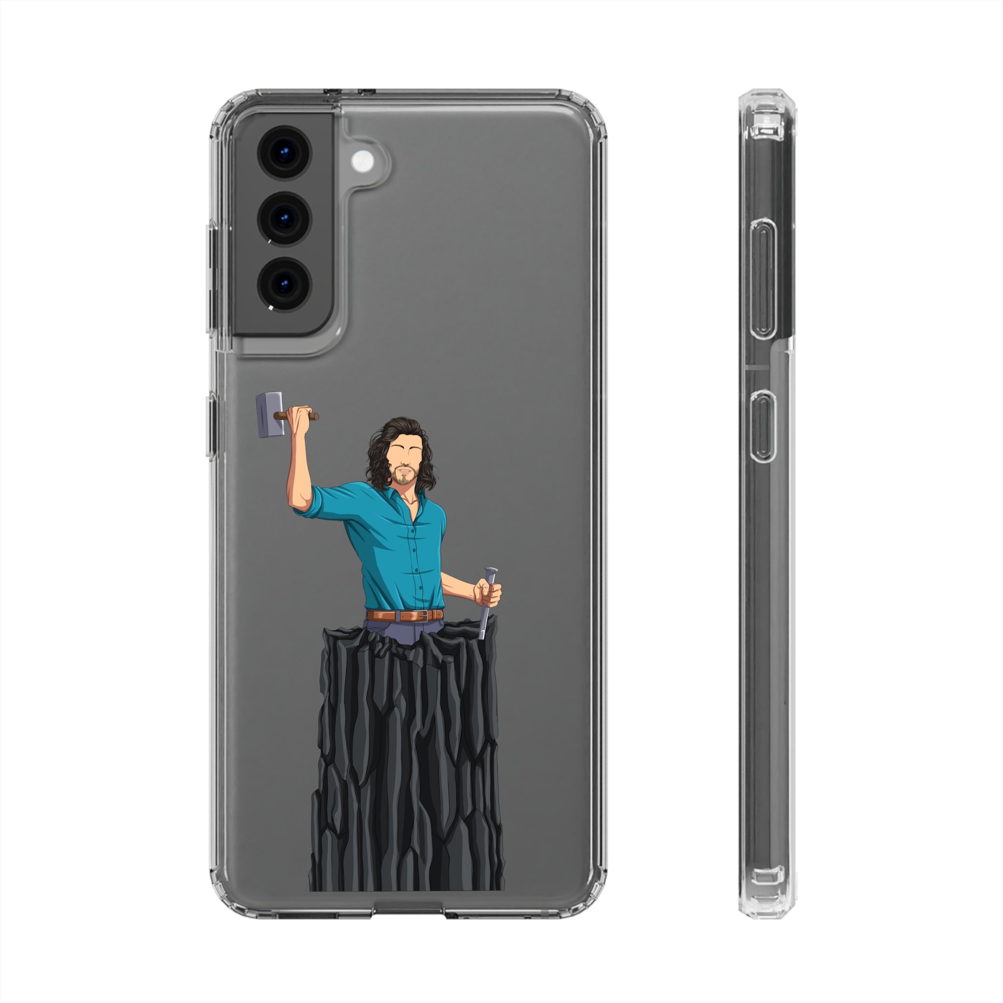 A person working hard to better his/herself - Clear Case - Self-Made Man #10 - Breakthrough Collection