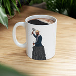A person working hard to better his/herself - Ceramic Mug 11oz - Self-Made Man #7 - Breakthrough Collection