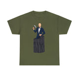 A person working hard to better his/herself - Heavy Cotton Self-Made T-shirt - Man #16