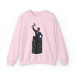 A person working hard to better his/herself - Self-Made Sweatshirt Heavy Blend™ Crewneck - Man #1 - Breakthrough Collection