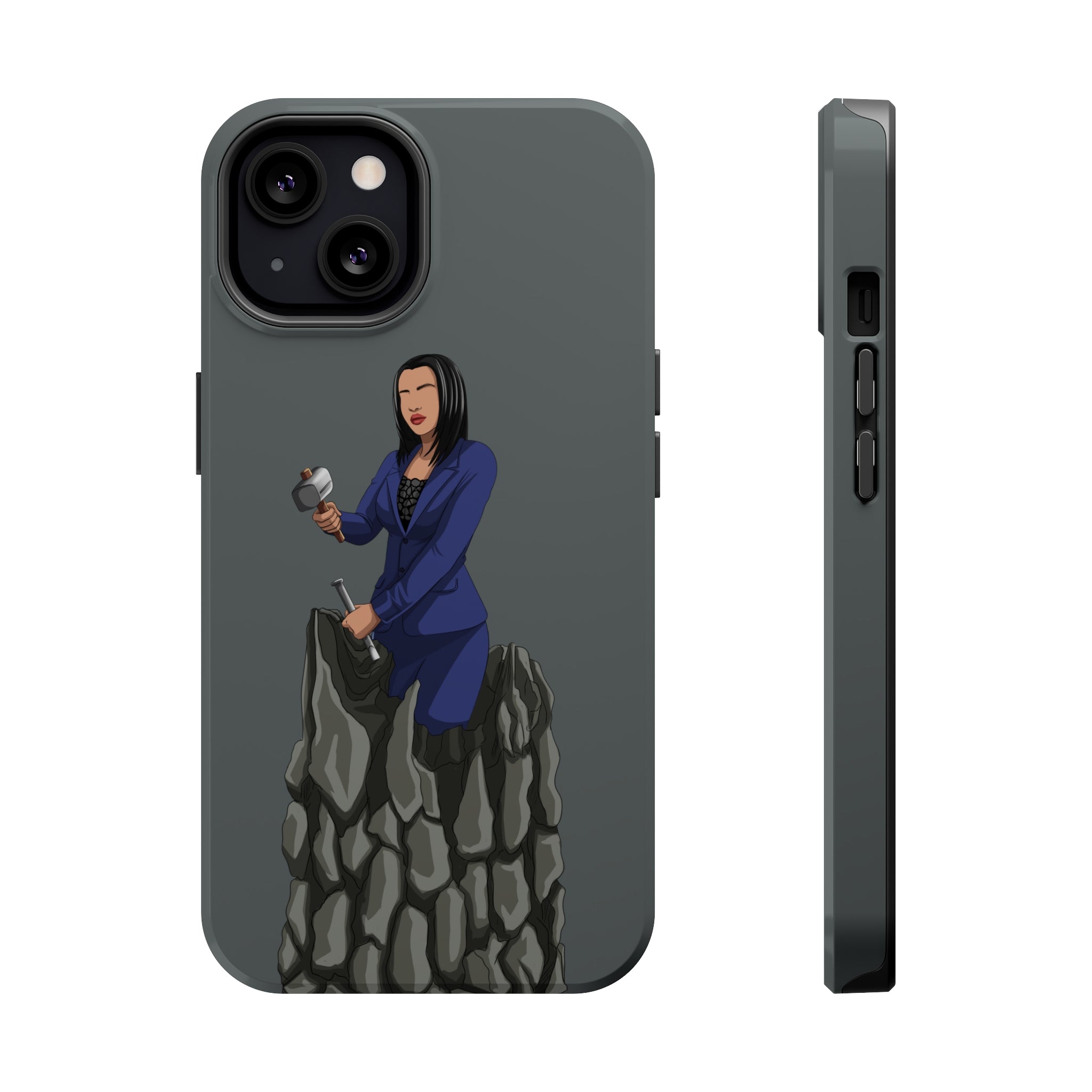 A person working hard to better his/herself - MagSafe Tough Case - self-made woman #2 - Breakthrough Collection