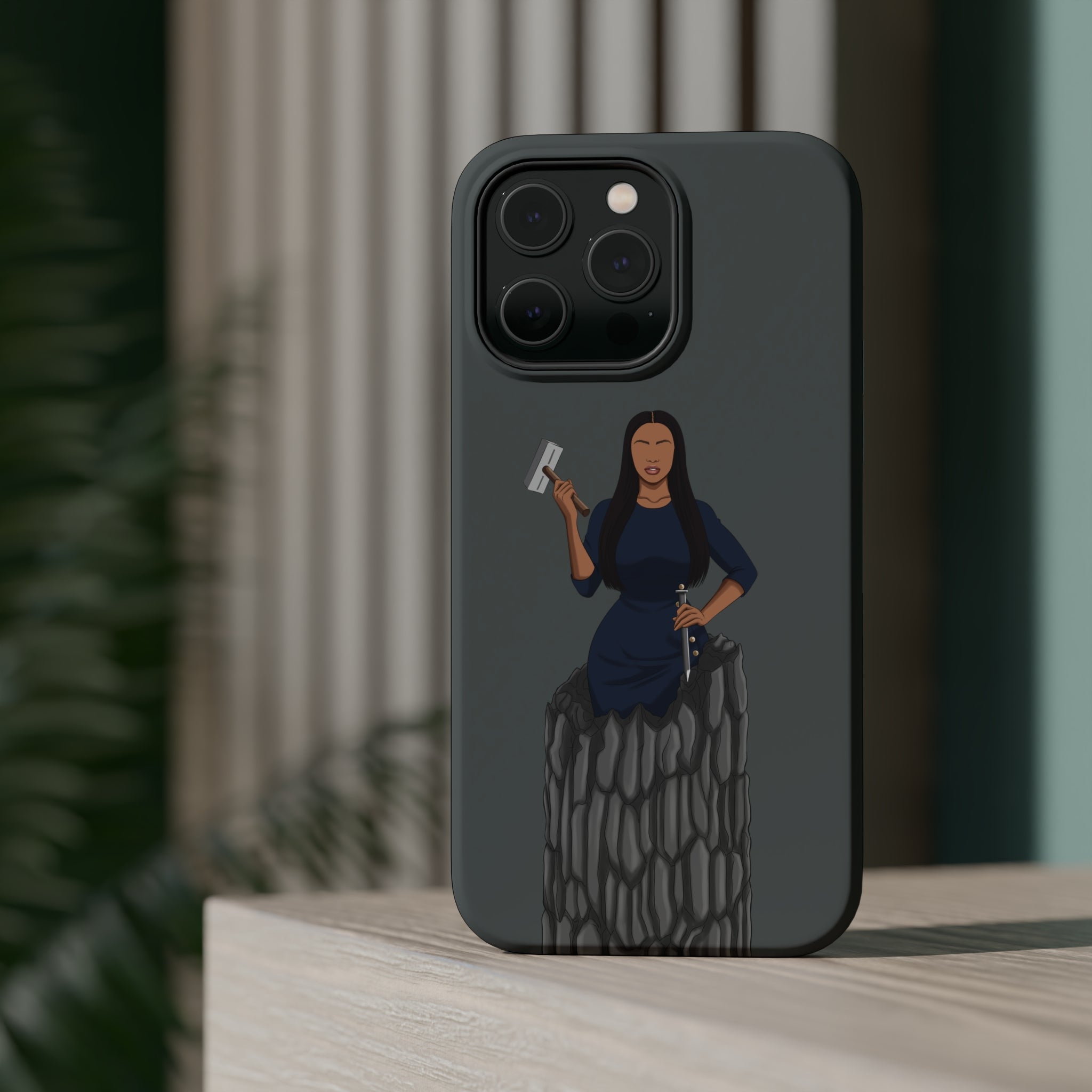 A person working hard to better his/herself - Magsafe Tough Case - self-made woman #6 - Breakthrough Collection