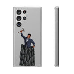 A person working hard to better his/herself - Clear Case - Self-Made Man #1 - Breakthrough Collection