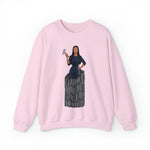 A person working hard to better his/herself - Self-Made Sweatshirt Heavy Blend™ Crewneck - woman #9 - Breakthrough Collection