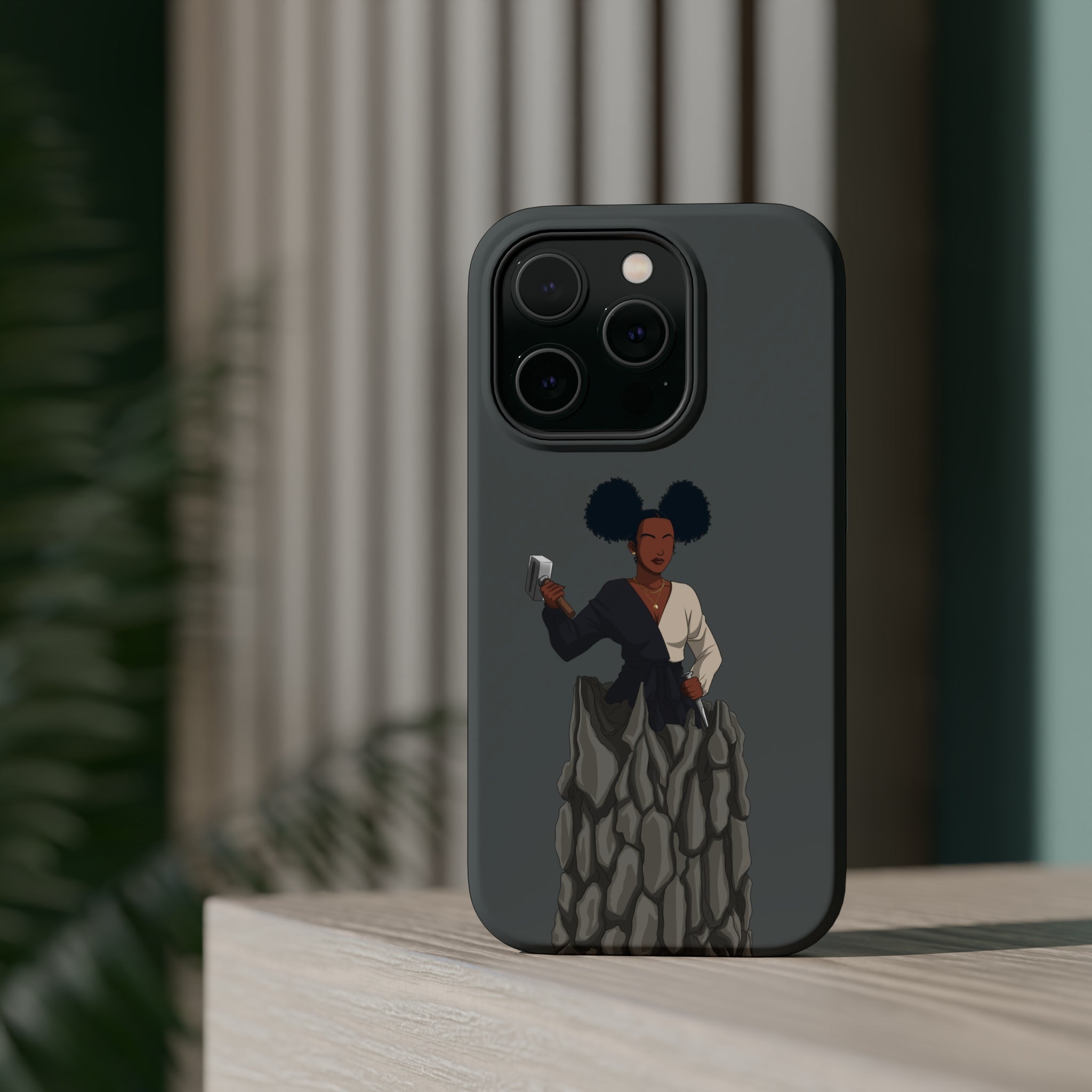 A person working hard to better his/herself - MagSafe Tough Case - self-made woman #10 - Breakthrough Collection