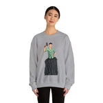 A person working hard to better his/herself - Heavy Blend™ Crewneck Sweatshirt - Man #15 - Breakthrough Collection