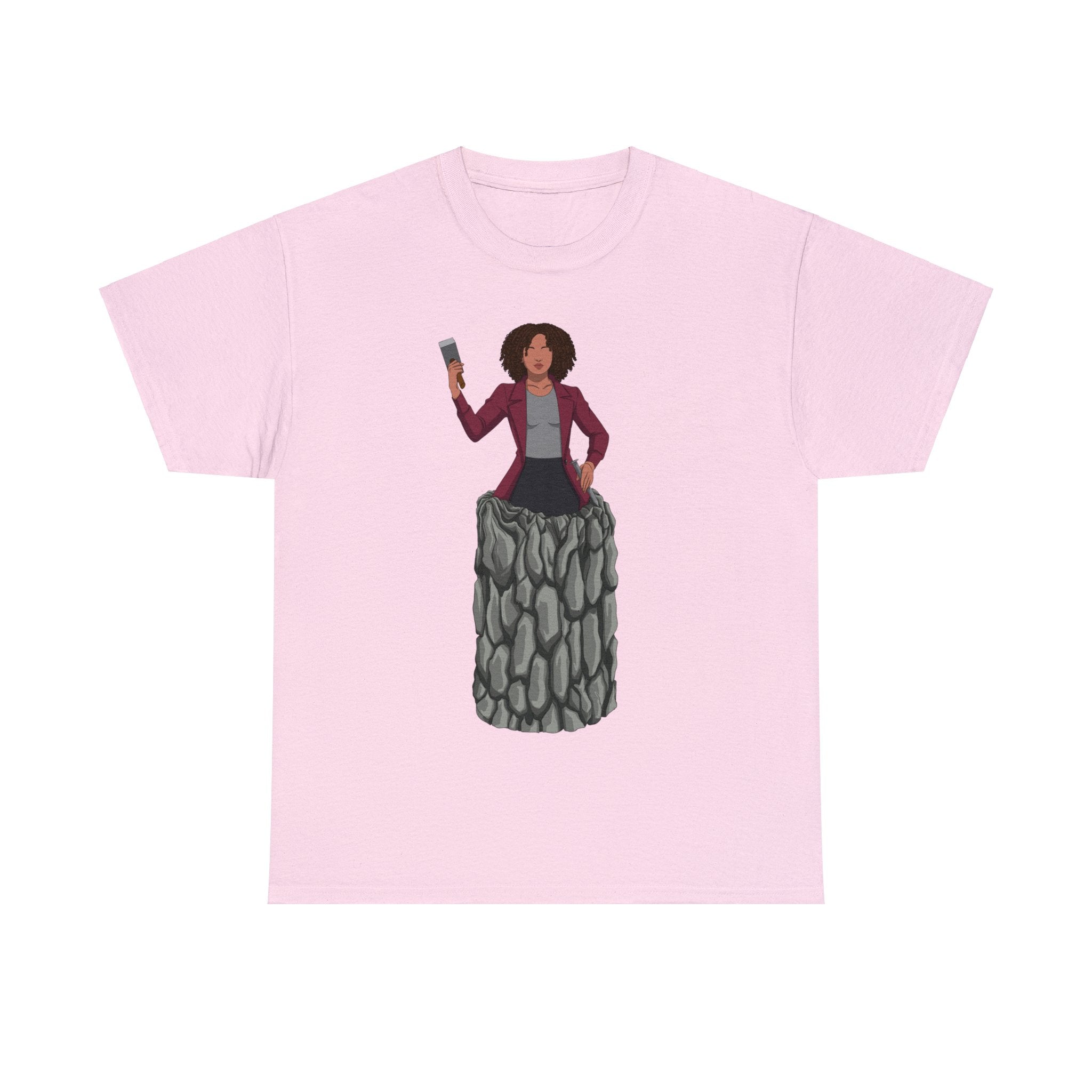 A person working hard to better his/herself - Heavy Cotton Self-Made T-shirt - Woman #15