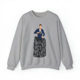 A person working hard to better his/herself - Self-Made Sweatshirt Heavy Blend™ Crewneck - Man #5 - Breakthrough Collection