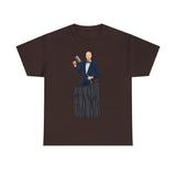 A person working hard to better his/herself - Heavy Cotton Self-Made T-shirt - Man #16