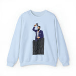 A person working hard to better his/herself - Self-Made Sweatshirt Heavy Blend™ Crewneck - Man #12 - Breakthrough Collection