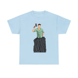 A person working hard to better his/herself - Heavy Cotton Self-Made T-shirt - Self-Made Man #15 - Breakthrough Collection