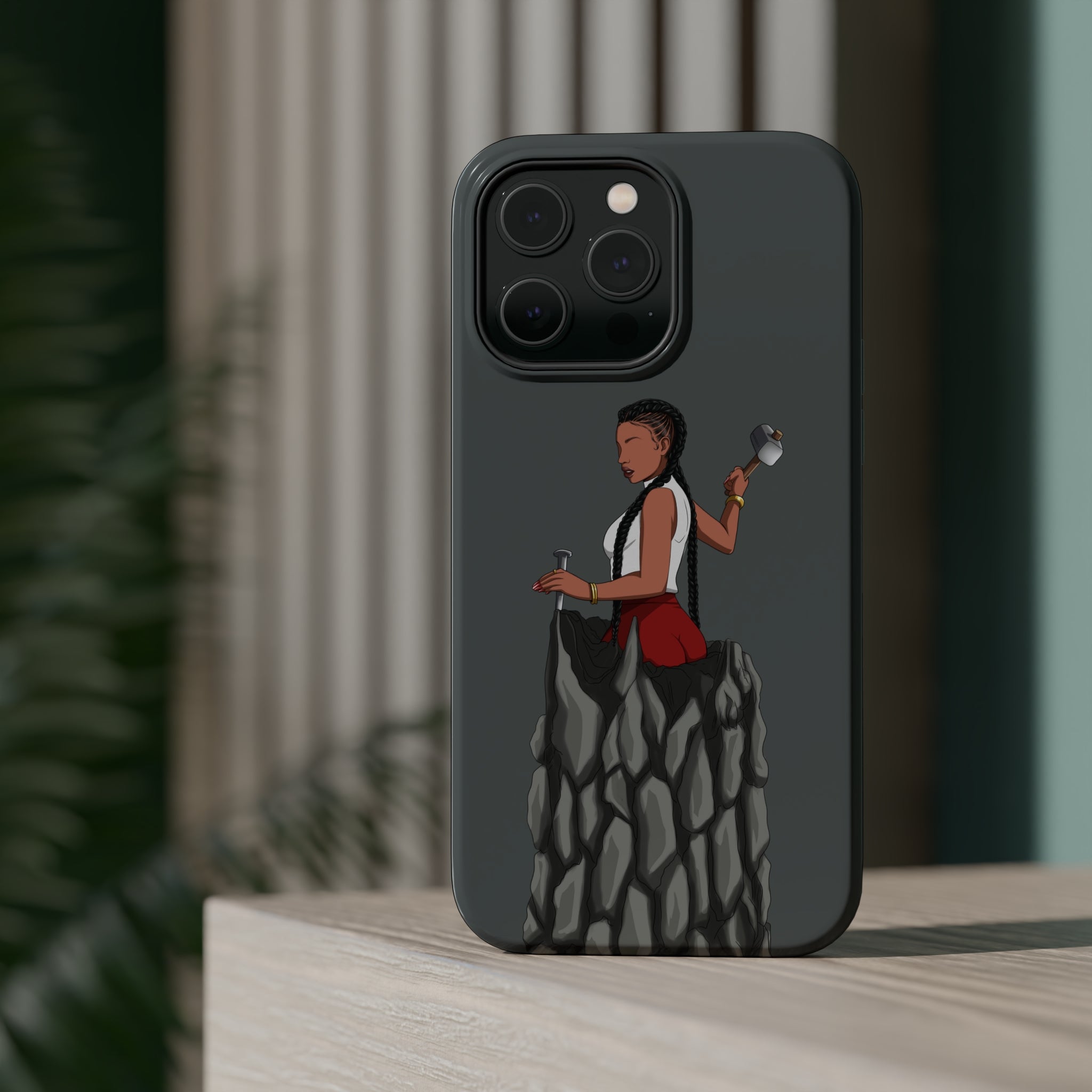 A person working hard to better his/herself - MagSafe Tough Case - #Woman #7 - Breakthrough Collection