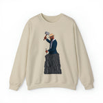 A person working hard to better his/herself - Self-Made Sweatshirt Heavy Blend™ Crewneck - Man #7 - Breakthrough Collection