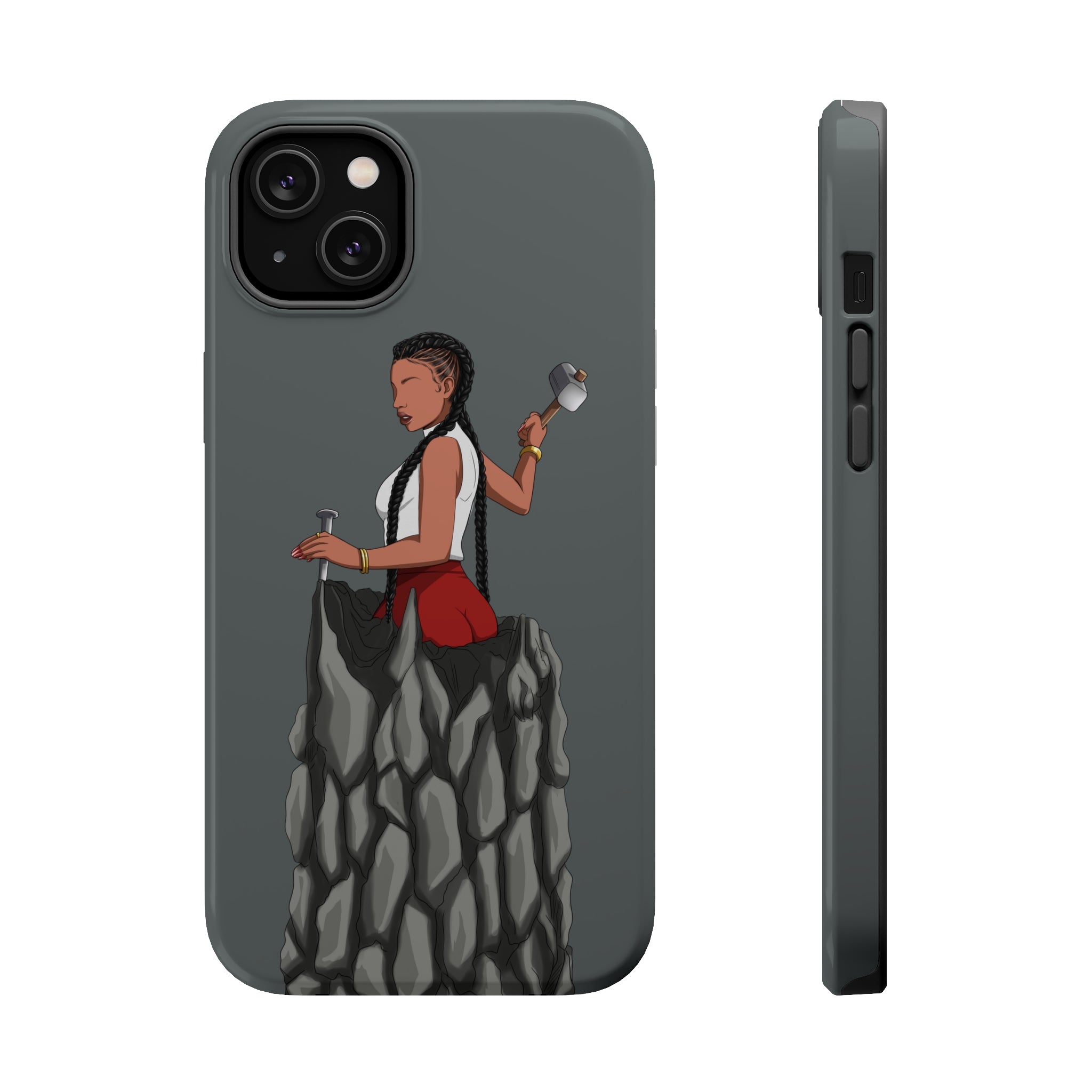 A person working hard to better his/herself - MagSafe Tough Case - #Woman #7 - Breakthrough Collection