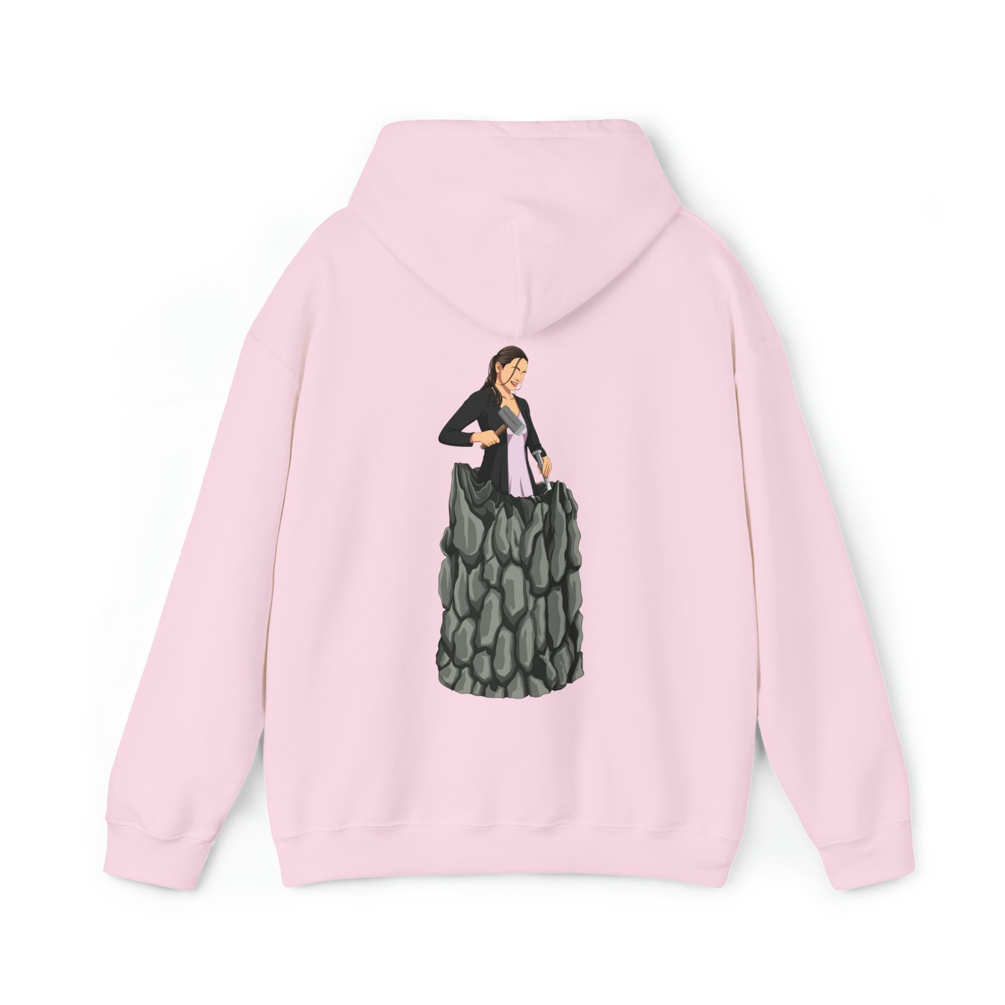 A person working hard to better his/herself - Heavy Blend™ Self-Made Hoodie - Woman #8