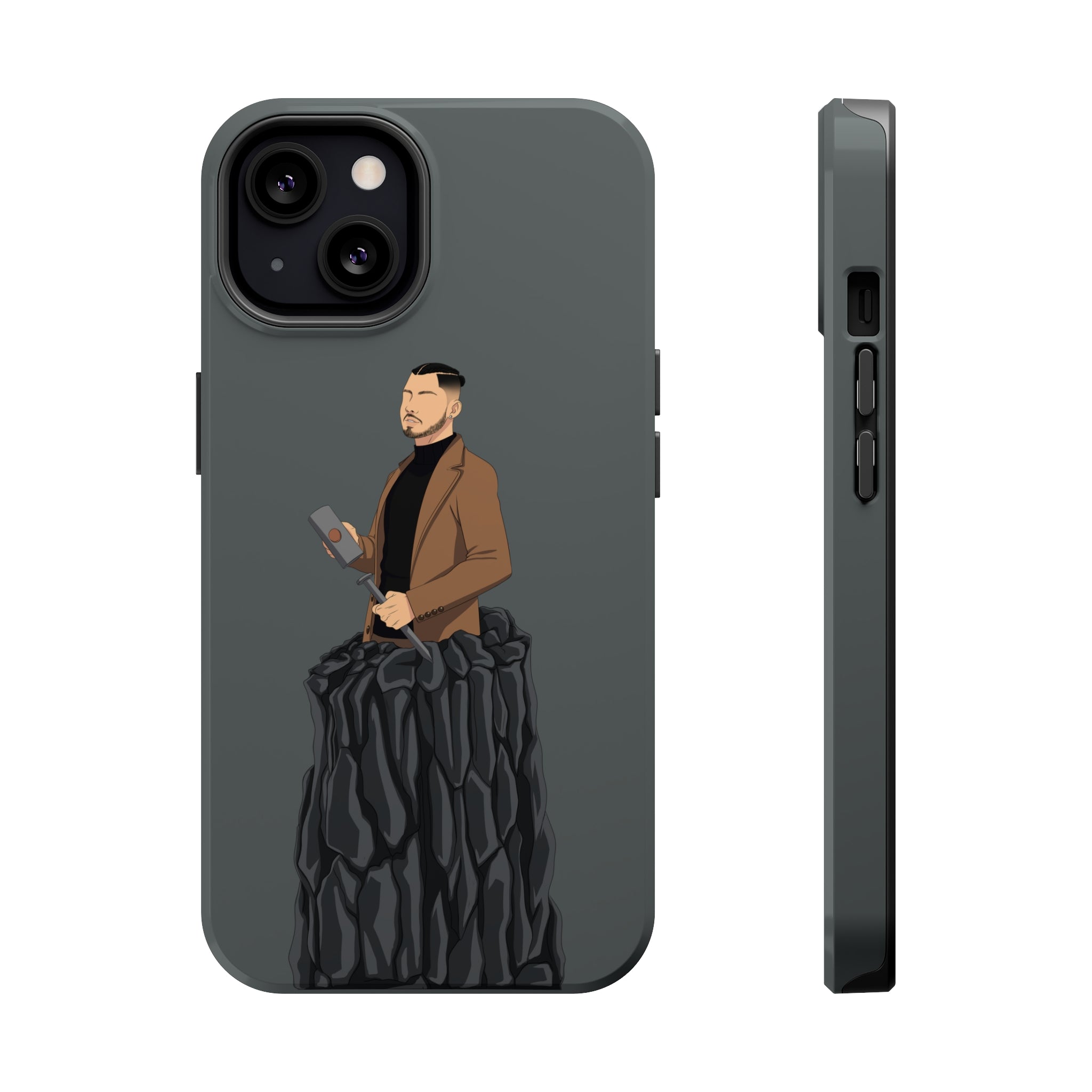 A person working hard to better his/herself - MagSafe Tough Case - Self-Made Man #14 - Breakthrough Collection