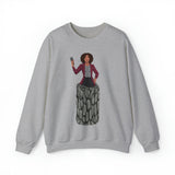 A person working hard to better his/herself - Heavy Blend™ Crewneck Sweatshirt - Woman #15 - Breakthrough Collection