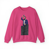 A person working hard to better his/herself - Self-Made Sweatshirt Heavy Blend™ Crewneck - Man #12 - Breakthrough Collection