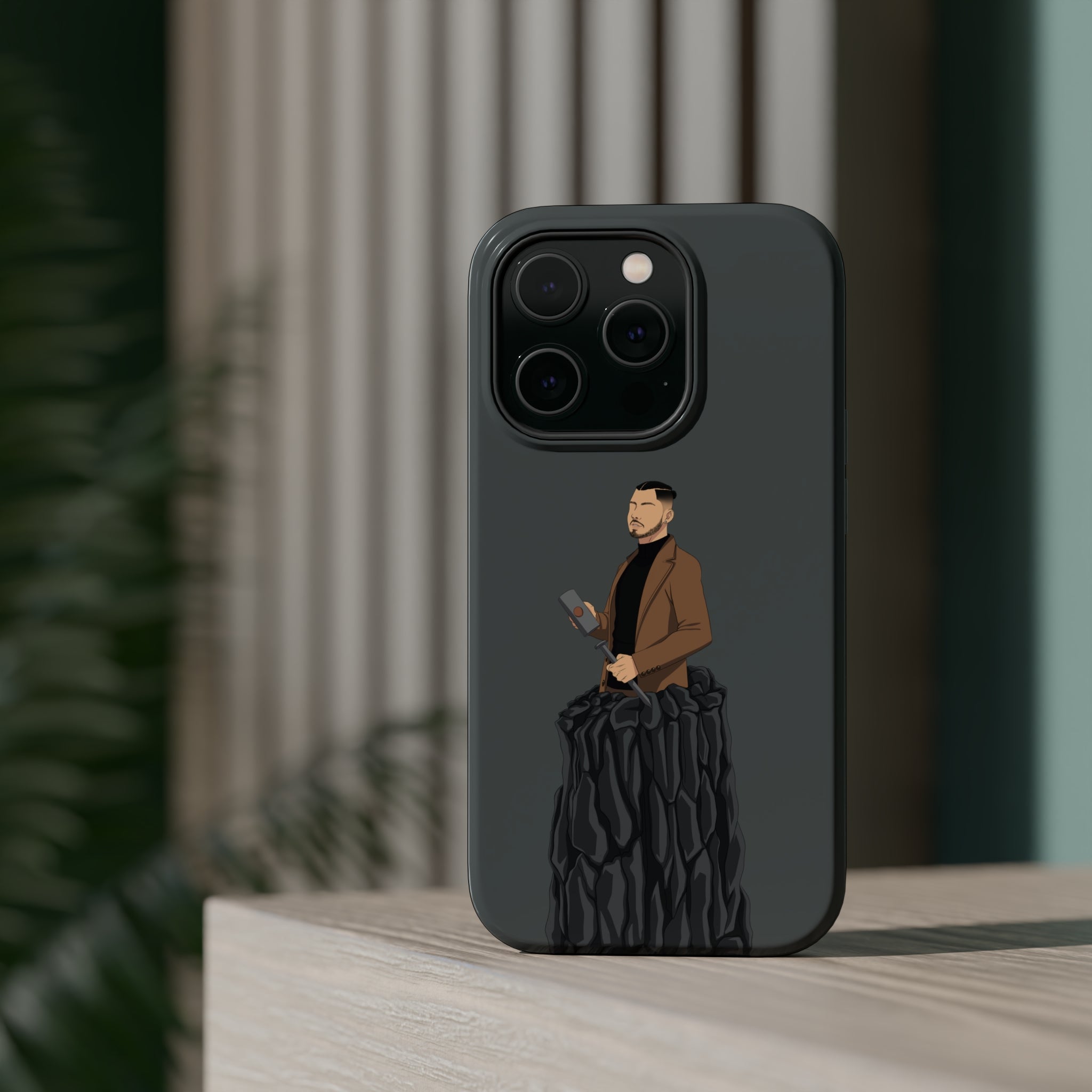 A person working hard to better his/herself - MagSafe Tough Case - Self-Made Man #14 - Breakthrough Collection
