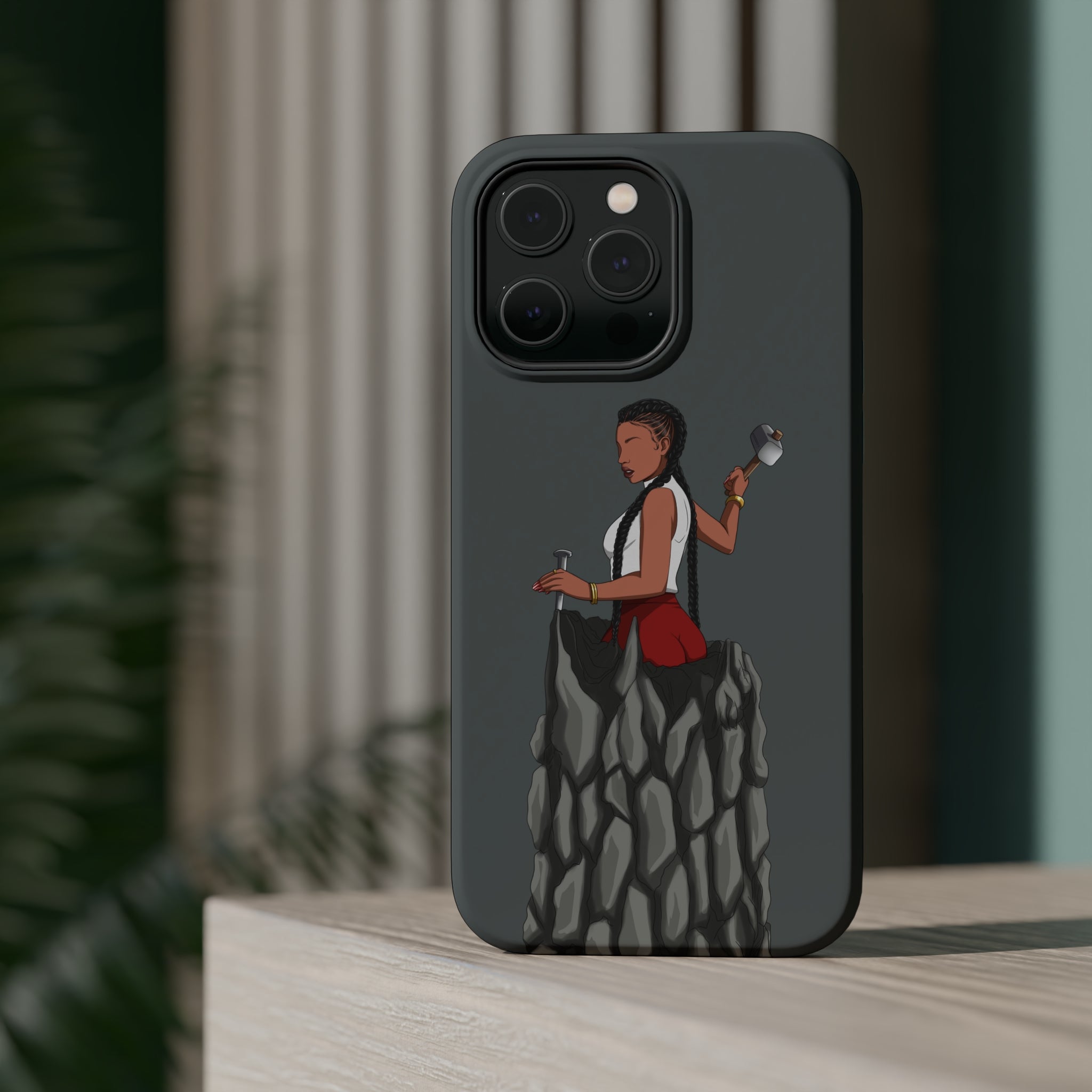 A person working hard to better his/herself - MagSafe Tough Case - #Woman #7 - Breakthrough Collection