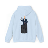 A person working hard to better his/herself - Heavy Blend™ Self-Made Hoodie - Man #16