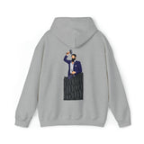 A person working hard to better his/herself - Heavy Blend™ Self-Made Hoodie - Man #12