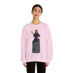 A person working hard to better his/herself - Self-Made Sweatshirt Heavy Blend™ Crewneck - woman #9 - Breakthrough Collection