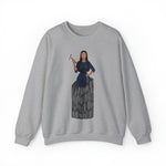 A person working hard to better his/herself - Self-Made Sweatshirt Heavy Blend™ Crewneck - woman #9 - Breakthrough Collection