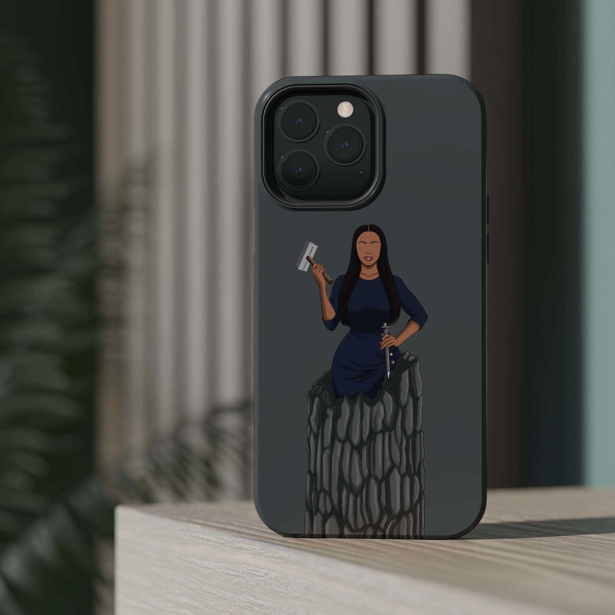 A person working hard to better his/herself - Magsafe Tough Case - self-made woman #6 - Breakthrough Collection