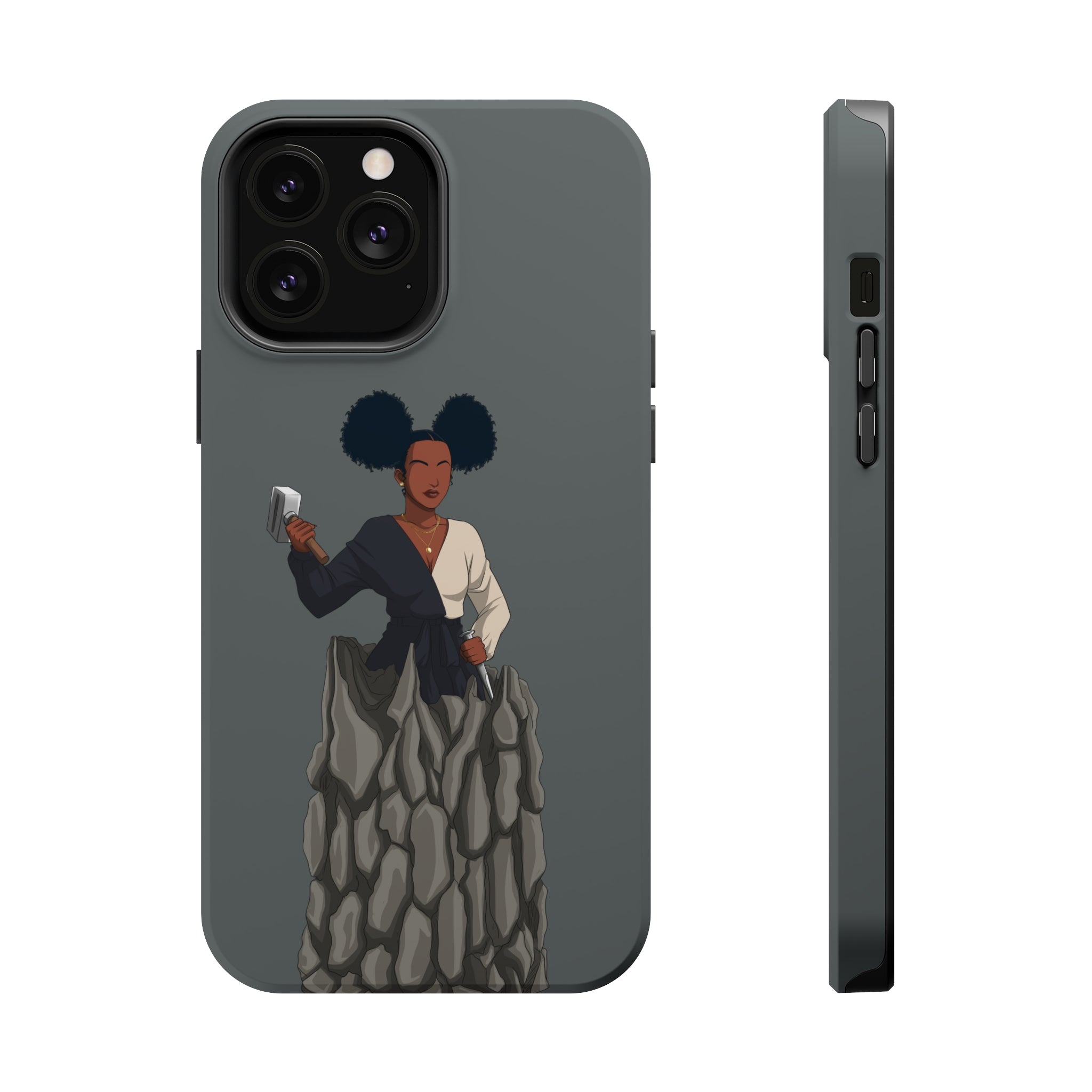A person working hard to better his/herself - MagSafe Tough Case - self-made woman #10 - Breakthrough Collection