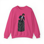 A person working hard to better his/herself - Self-Made Sweatshirt Heavy Blend™ Crewneck - Man #4 - Breakthrough Collection