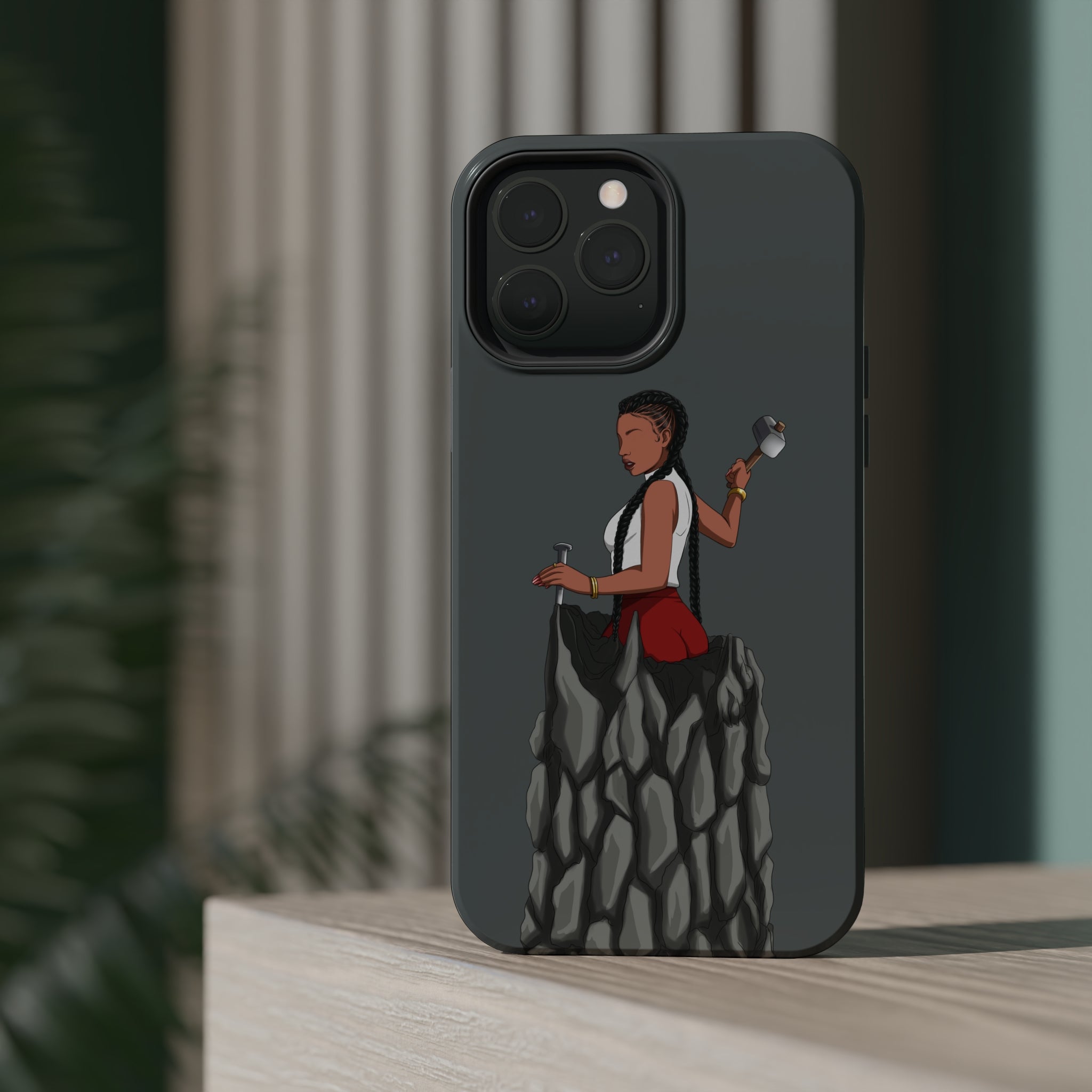 A person working hard to better his/herself - MagSafe Tough Case - #Woman #7 - Breakthrough Collection
