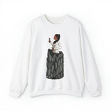 A person working hard to better his/herself - Self-Made Sweatshirt Heavy Blend™ Crewneck - woman #4 -Breakthrough Collection