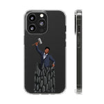 A person working hard to better his/herself - Clear Case - Self-Made Man #1 - Breakthrough Collection