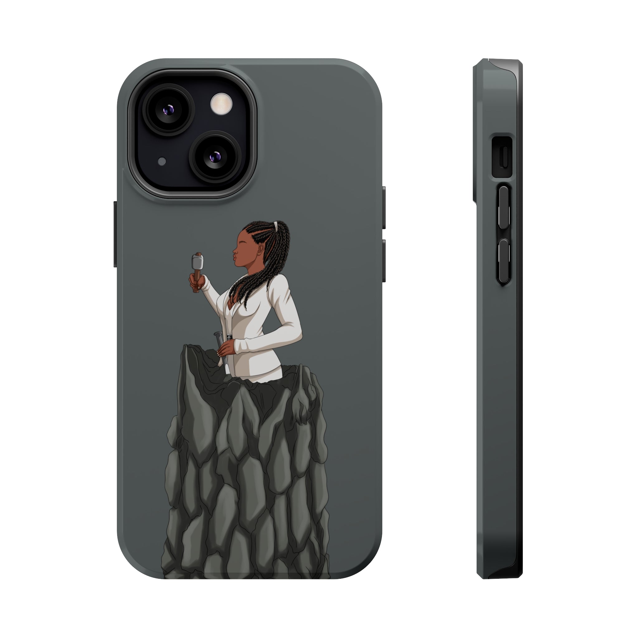 A person working hard to better his/herself - MagSafe Tough Case - self-made woman #4 - Breakthrough Collection