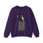 A person working hard to better his/herself - Self-Made Sweatshirt Heavy Blend™ Crewneck - woman #10 - Breakthrough Collection