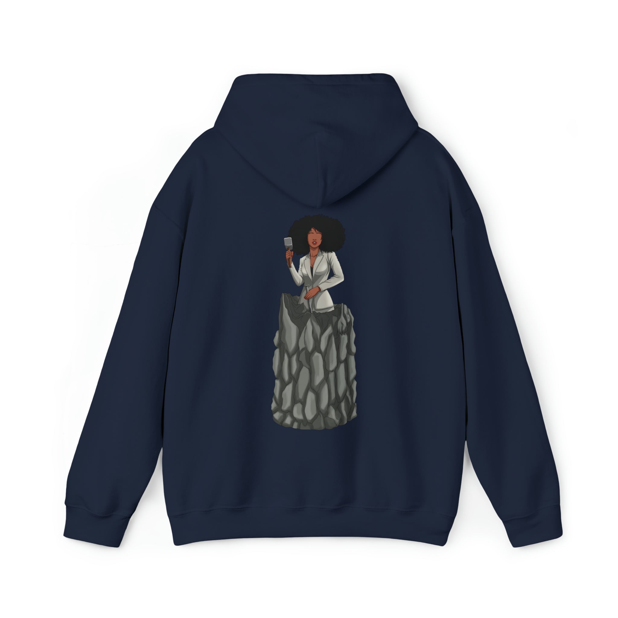 A person working hard to better his/herself - Heavy Blend™ Self-Made Hoodie - Woman #6