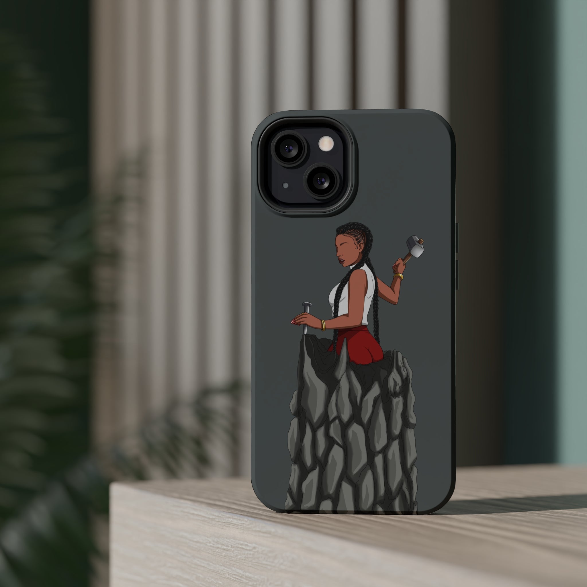 A person working hard to better his/herself - MagSafe Tough Case - #Woman #7 - Breakthrough Collection
