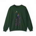 A person working hard to better his/herself - Self-Made Sweatshirt Heavy Blend™ Crewneck - Man #1 - Breakthrough Collection