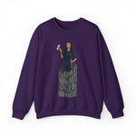A person working hard to better his/herself - Self-Made Sweatshirt Heavy Blend™ Crewneck - woman #9 - Breakthrough Collection