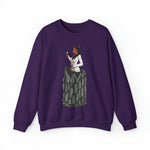 A person working hard to better his/herself - Self-Made Sweatshirt Heavy Blend™ Crewneck - woman #4 -Breakthrough Collection