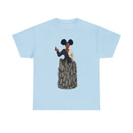 A person working hard to better his/herself - Heavy Cotton Self-Made T-shirt - self-made woman #10 - Breakthrough Collection