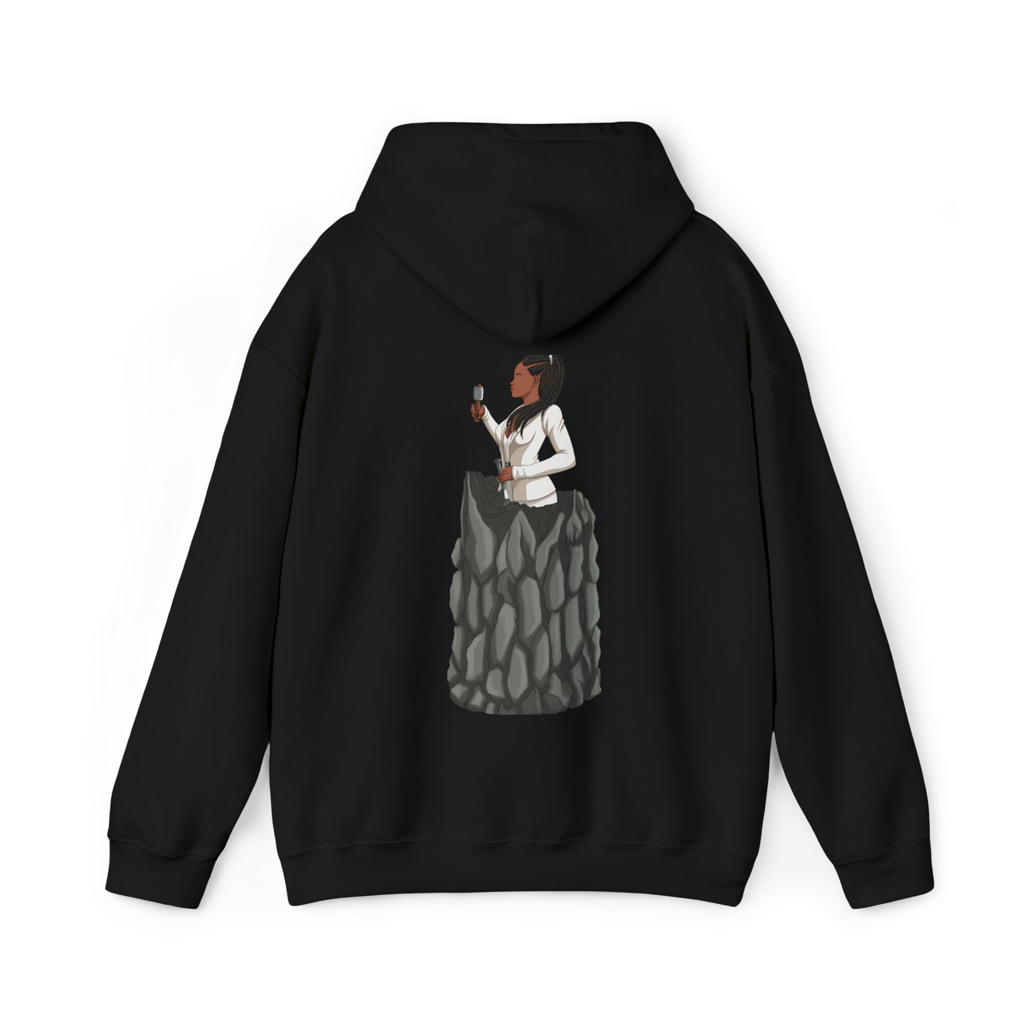 A person working hard to better his/herself - Heavy Blend™ Self-Made Hoodie - woman #4 - Breakthrough Collection
