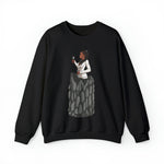 A person working hard to better his/herself - Self-Made Sweatshirt Heavy Blend™ Crewneck - woman #4 -Breakthrough Collection